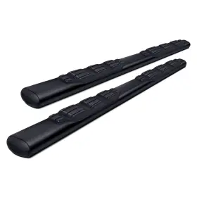 105409787t Go Rhino - 5 Inch 1000 Series Cab Length Black Oval Side Steps