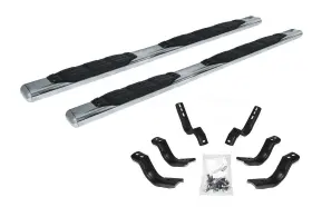 105412680ps Go Rhino 5 Inch 1000 Series Side Steps With Mounting Brackets Kit