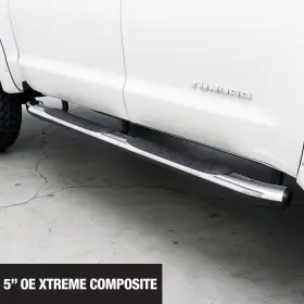 680080b Go Rhino 5 Inch Oe Xtreme Composite Side Steps - Boards Only 2011-2024 Ram 1500 Doors 4 & #2