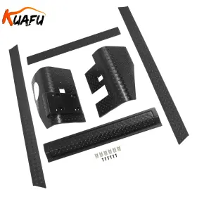 Bsap000004869 Hecasa 6-piece Body Armor Kit For Jeep Wrangler Tj 1997-2006 Front Rear Left Right