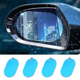 Qph2078 Hevle 4pcs Car Rearview Mirror 3.74 X Inches / 3.94 5.71 Oval