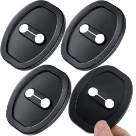 Tw2521888ta005k0b003c2-cp Hinzic 4pcs Car Door Latch Cover Weatherproof Silicone Lock Protector
