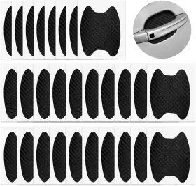 Tkda53a34-b Homesogood Tkda53a34-b/phxhh Door Handle Scratch Protectors Carbon Fiber Texture Car