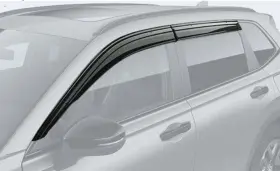 08r04-3a0-100b Honda New Genuine 2026 Cr-v Hybrid - Black Door Visors 08r04-3a0-100