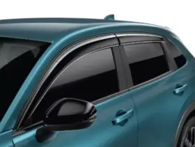 08r04-3v0-100a Honda Genuine Door Visors - Low Gloss Trim