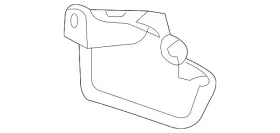 74475-sna-a00 Honda Genuine Side Cover