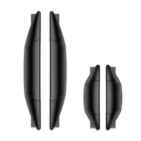 Qph9197 Hqrnyp 4pcs Car Door Anti-collision Strip Edge Guards Auto Black