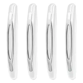 Qph9373 Hqrnyp 4pcs Car Door Edge Guards Metal Bumper For 4.44 Inch White