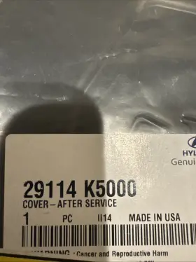 29114-k5000 Hyundai Genuine Oil Filter Cap #2
