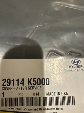 29114-k5000 Hyundai Genuine Oil Filter Cap