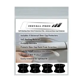 Install Proz 0635131270932 Self-healing Clear Paint 4 Door Cup Protectors Invisible