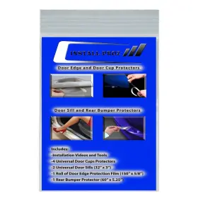 Install Proz 635131271304 Self-healing Clear Paint Protection Film Kits Bundle-dooredge Doorcup Door