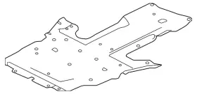 T4a26302 Jaguar Genuine Powertrain Skid Plate