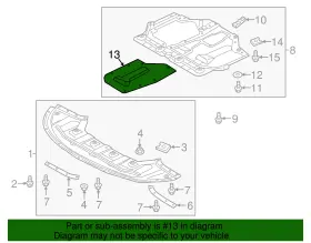 29132-d4100 Kia Genuine Cover Plate #2