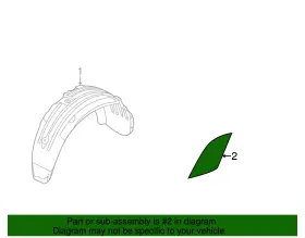 84126-b2000 Kia Genuine Stone Guard #2