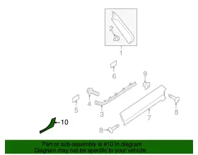 84221-a9000 Kia Genuine Stone Guard #2