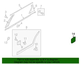 87549-c5000 Kia Genuine Stone Guard #2