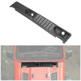 Xapt000004643 Kojem Front Windshield Wiper Cowl Cover Black For 2018-2024 Jeep Wrangler And Gladiator