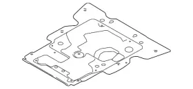 Lr133837 Land-rover Genuine Under Cover