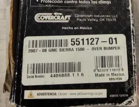 551127-01 Lebra Front End Cover Gmc Sierra 1500 2007-2008 Truck Mask #2