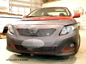 55117401b Lebra Front End Mask Cover Bra Fits 2009 2010 Toyota Corolla S And Xrs 09 10