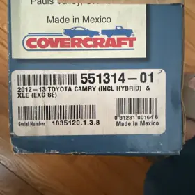 55131401aa Lebra Front End Mask Cover Bra Fits 2012 2013 2014 Toyota Camry New Open Box #2