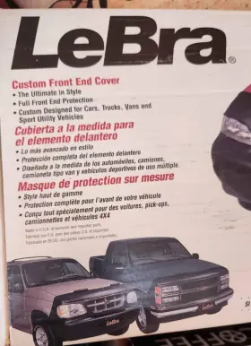 5513301a Lebra Front End Mask Cover Bra Fits 1985-1990 Pontiac Trans Am And Gta