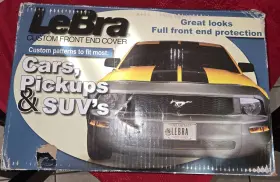 55137301a Lebra Front End Mask Cover Bra Fits Ford Mustang Base And Gt Models 2013-2014