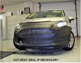 55141301a Lebra Front End Mask Cover Bra Fits Ford Fiesta 2014 2015-2019 14 15 16-19