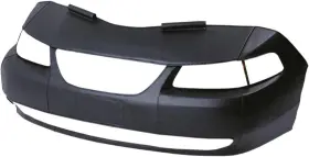 55142101a Lebra Front End Mask Cover Bra Fits 2012-2015 Kia Rio Sedan Bumper