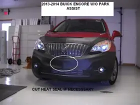 55142801b Lebra Front End Mask Bra Fits Buick Encore 2013-2016 Without Park Assist
