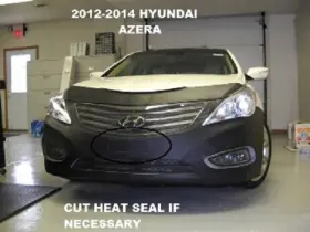 55144801b Lebra Front End Mask Cover Bra Fits 2012-2014 12 13 14 Hyundai Azera