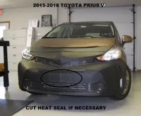 Lebra 55151501b Front Mask Cover Bra Fits 2015 2016 2017 Toyota Prius V