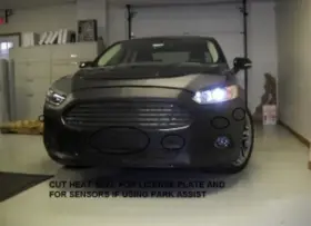 55156201a Lebra Front End Mask Bra Fits Ford Fusion 2017-2018 17 18 Without Park Assist #3