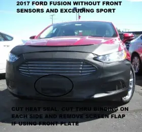 55156201a Lebra Front End Mask Bra Fits Ford Fusion 2017-2018 17 18 Without Park Assist
