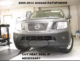 55157201b Lebra Front End Mask Cover Bra Fits 2009 2010 2011 2012 Nissan Pathfinder