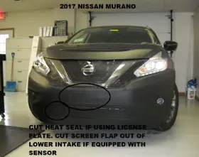 55158301b Lebra Front End Mask Cover Bra Fits 2015 2016 2017 2018 Nissan Murano 15-18