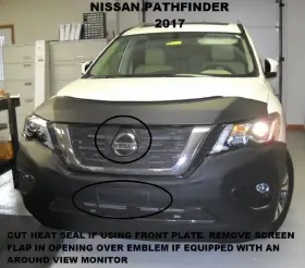 55160001a Lebra Front End Mask Cover Bra Fits Nissan Pathfinder 2017-2020 17 18 19 20