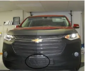 55163401b Lebra Front End Mask Bra Fits 2018-2021 Chevy Chevrolet Traverse 18-21