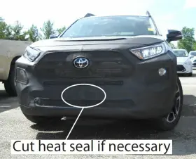 55170301b Lebra Front End Mask Cover Bra Fits Toyota Rav4 2019-2023 Adventure Only
