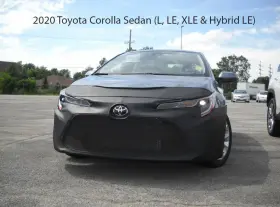 55170701b Lebra Front End Mask Cover Bra Fits 2020-2025 Toyota Corolla L Le Xle Sedans