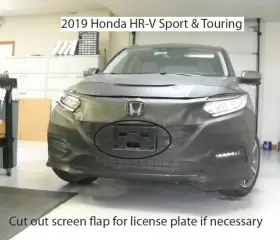 551715-01 Lebra 2019 - 2022 Honda Hr-v Sport / Touring X Front End Mask Bra Bumper Cover