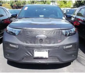 55173001aa Lebra Front Mask Cover Bra Fits Ford Explorer St 2020-2021 Without License Plate