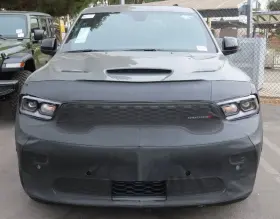 55183801a Lebra Front End Cover Bra Mask Fits Dodge Durango All 2021-2025 Without License Plat