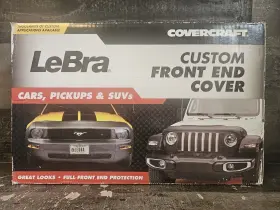 55832-01 Lebra Front End Mask Cover Bra Fits 2002 2003 2004 Toyota Camry With Fog Lights