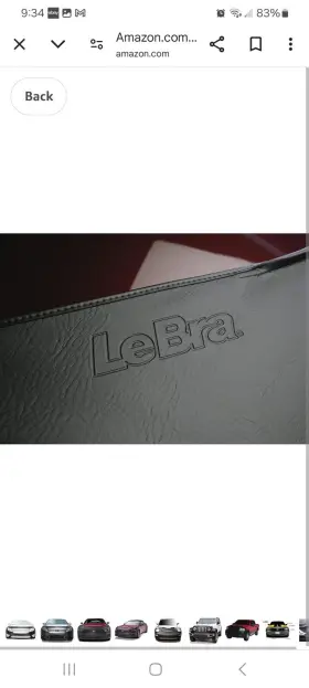 55926 Lebra Covercraft Custom Front End Cover For 2003-2005 Nissan 350z #2