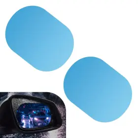 Lekmpn9 Lekudo 2 Pcs Car Rearview Mirror Waterproof 3.94 Inch X 5.71 Transparent