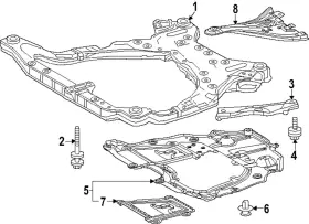 51420-0e140 Lexus Genuine Under Cover