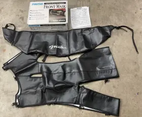 0000-88-0198-fs Mazda 99-00 Miata Oem Front Nose Mask Bra Bug Protector Black Nb 10ae Nb1