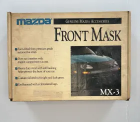 137122 Mazda Nos 1991-1997 Mx-3 Hood Bra Front Mask New Old Stock Original Box